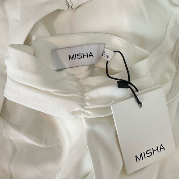 MISHA COLLECTION Ivory Halter Maxi Dress - Picture 5 of 8